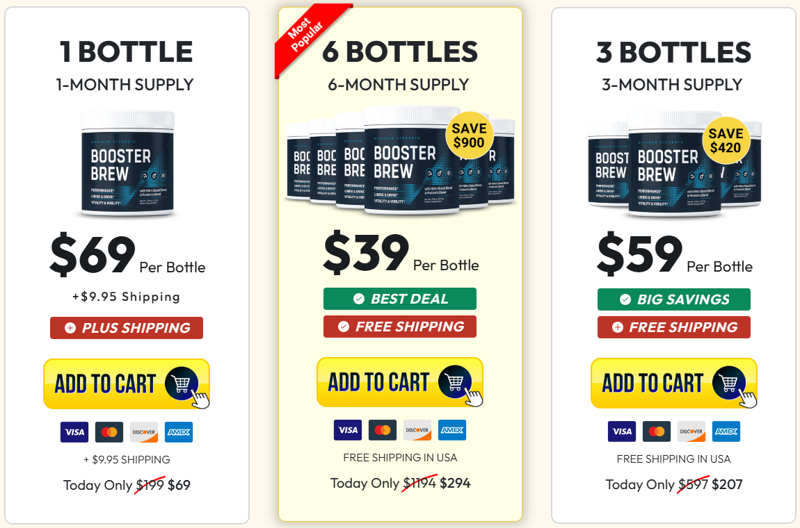 Booster Brew Order