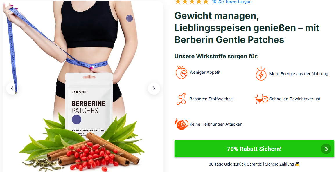 Berberin Gentle Patches